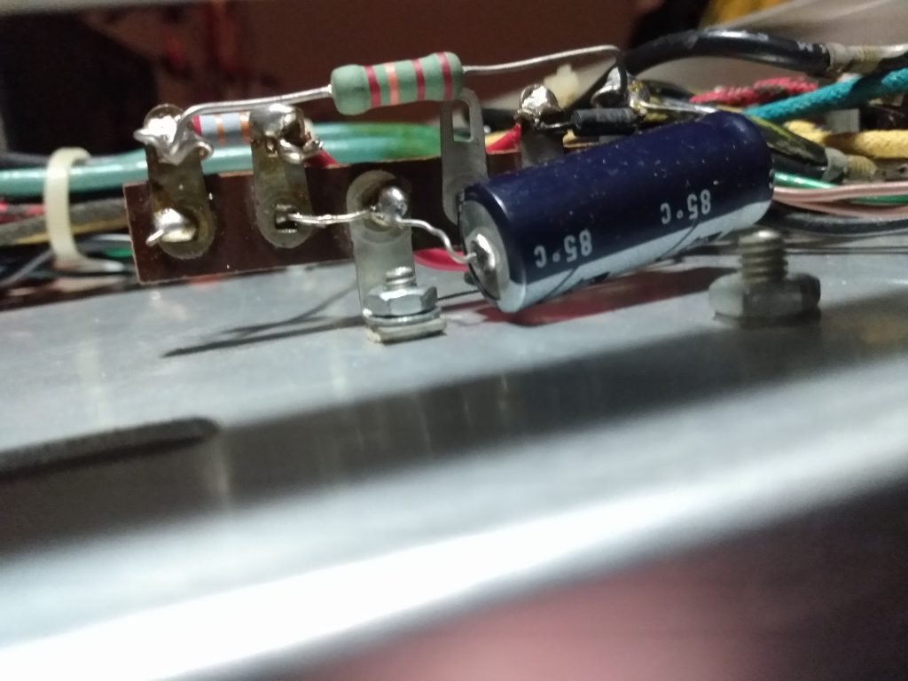SB-220 leaky capacitor